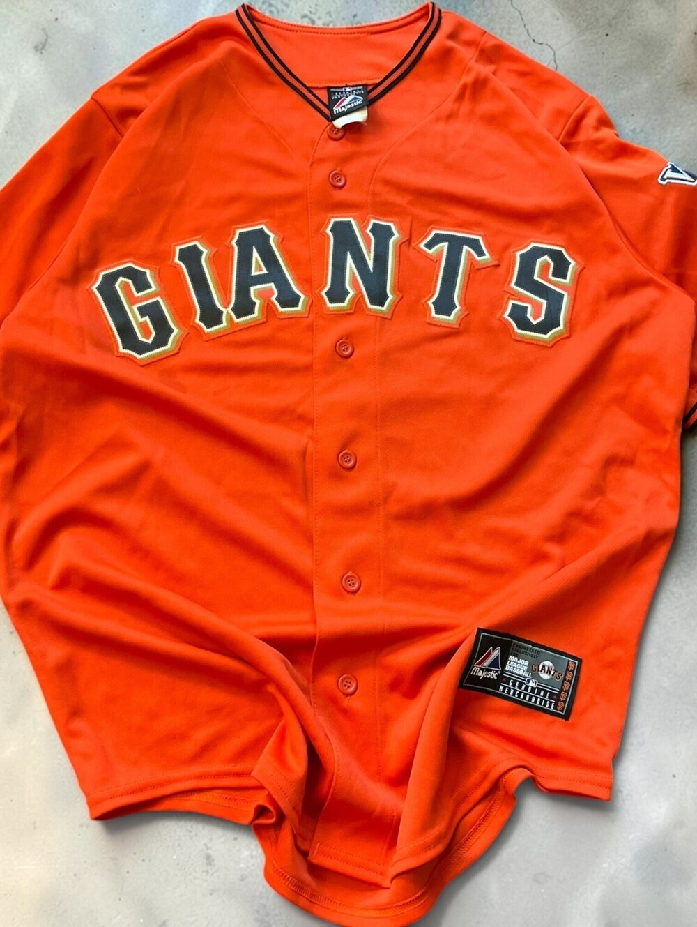 Tim Lincecum San Francisco Giants Authentic Jersey Large 2010 World Series Champ